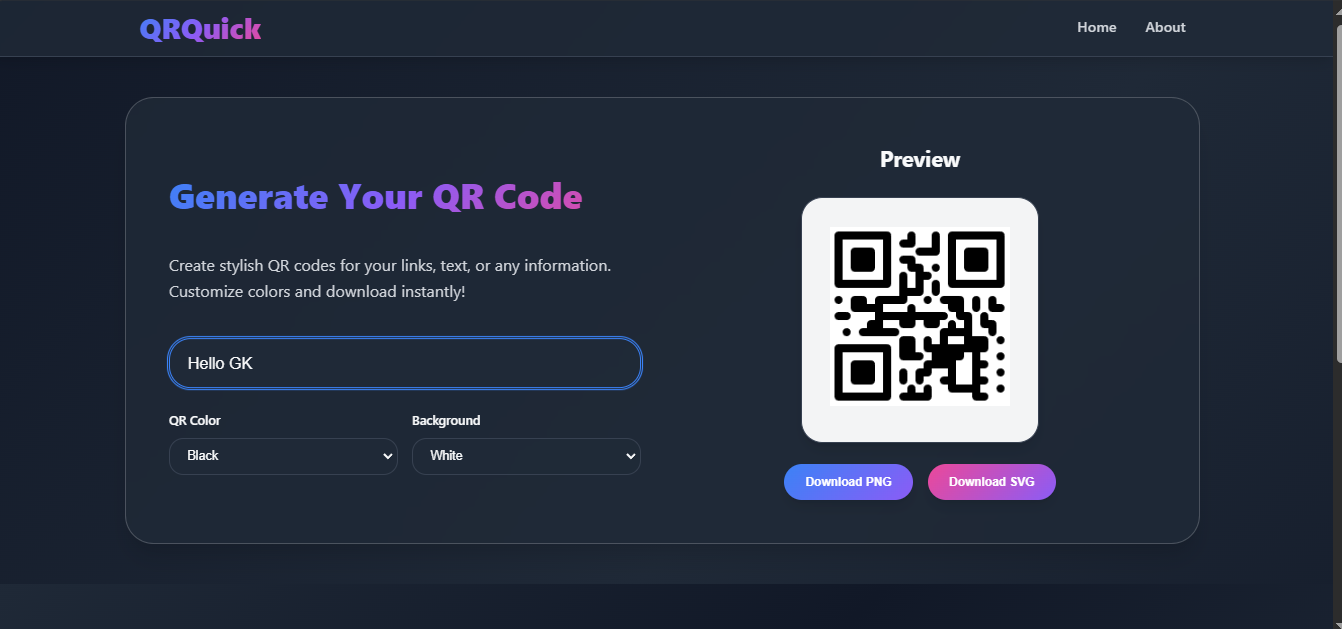 QR Code Generator